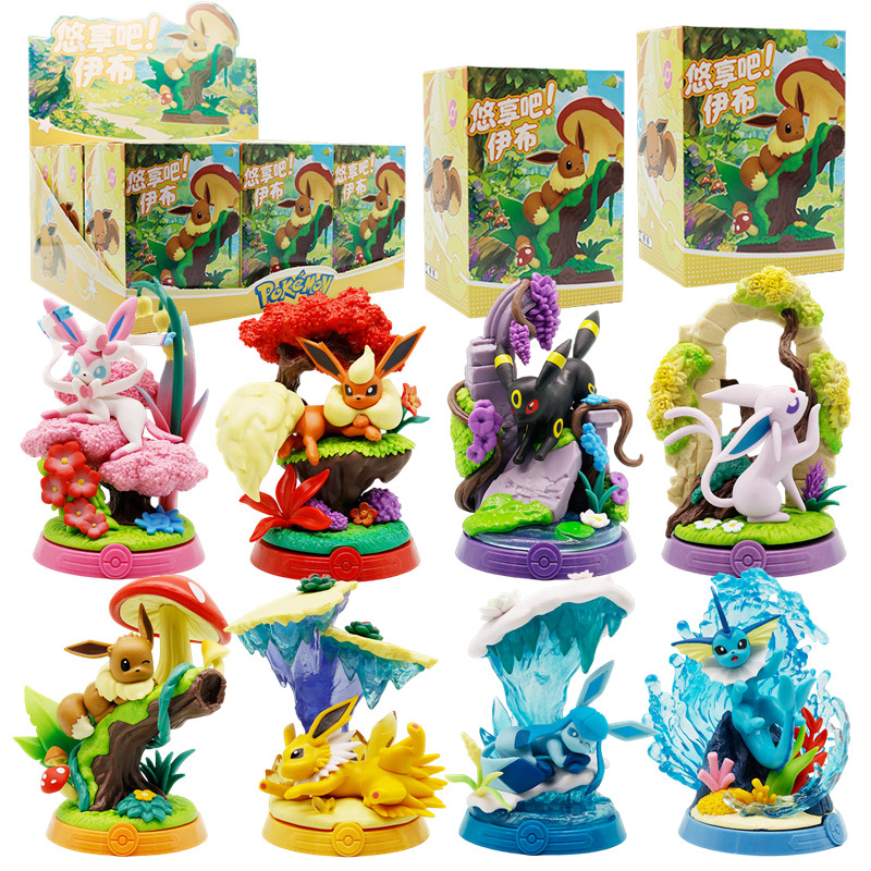 Model Kit Umbreon - 1/9 Buah Mainan Figur Pokemon Eevee