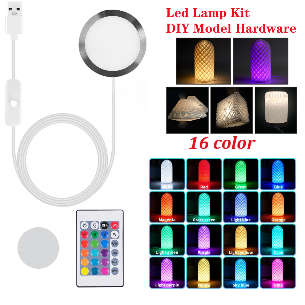 Model Kit F1 - Kit Lampu LED USB untuk Bambu