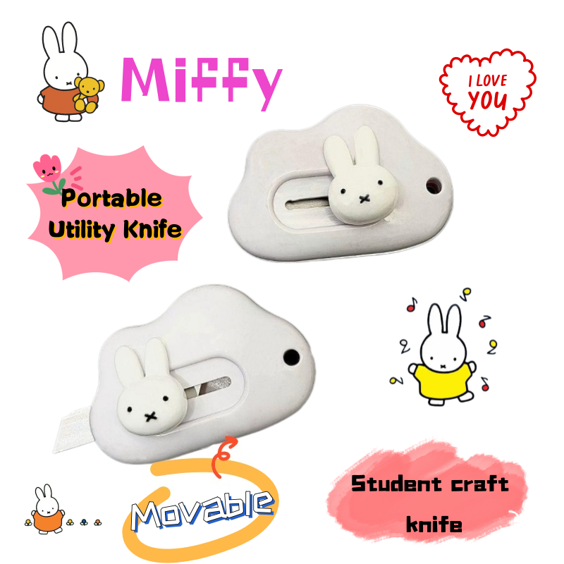 Model Kit Cutter - Pisau seni kelinci Miffy, pisau kreatif