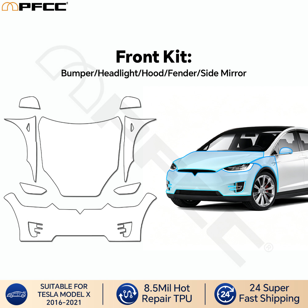 Logo Model Kit - Untuk Tesla Model X 2016-2021 Film