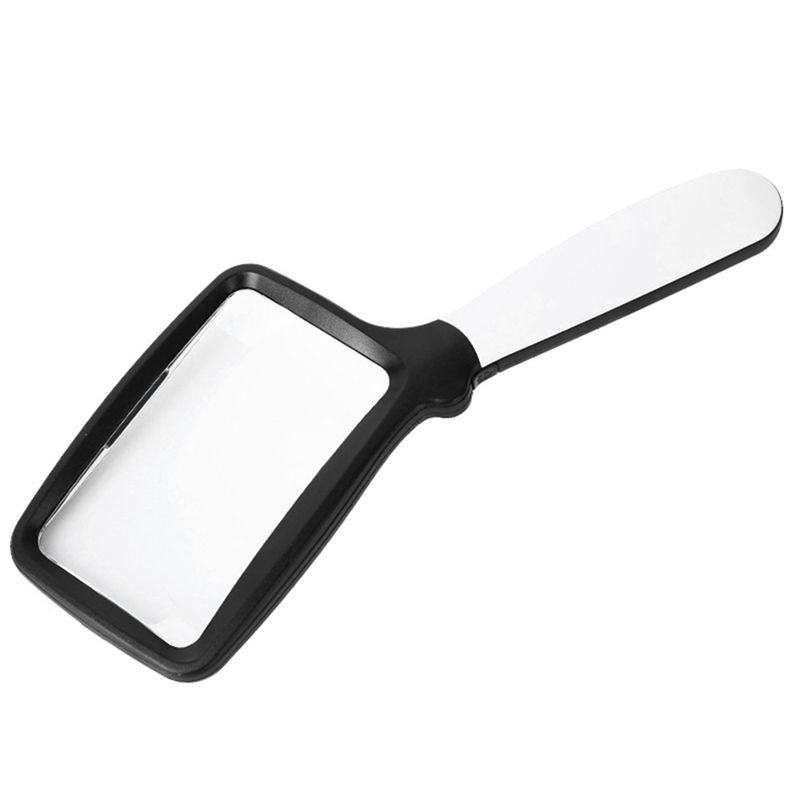 Magnifier With Light - Kaca Pembesar Lipat Genggam Persegi Dengan
