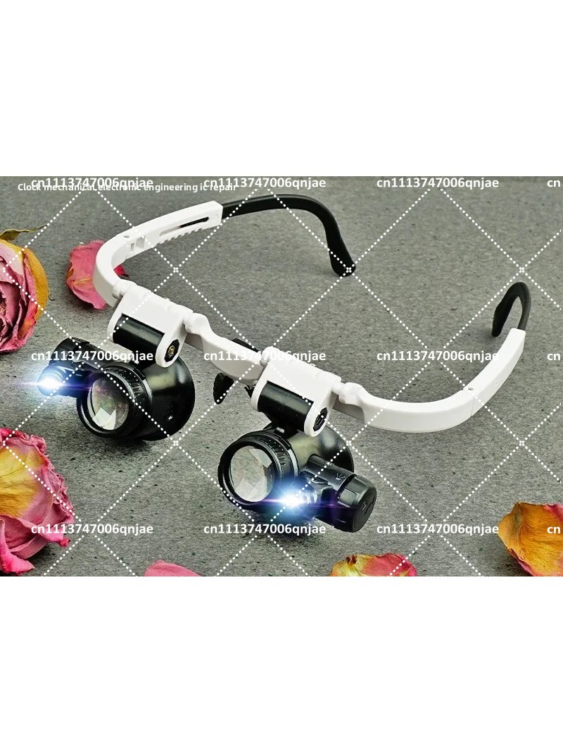 Magnifier With Light - Kacamata Pembesar 23x dengan Lampu untuk