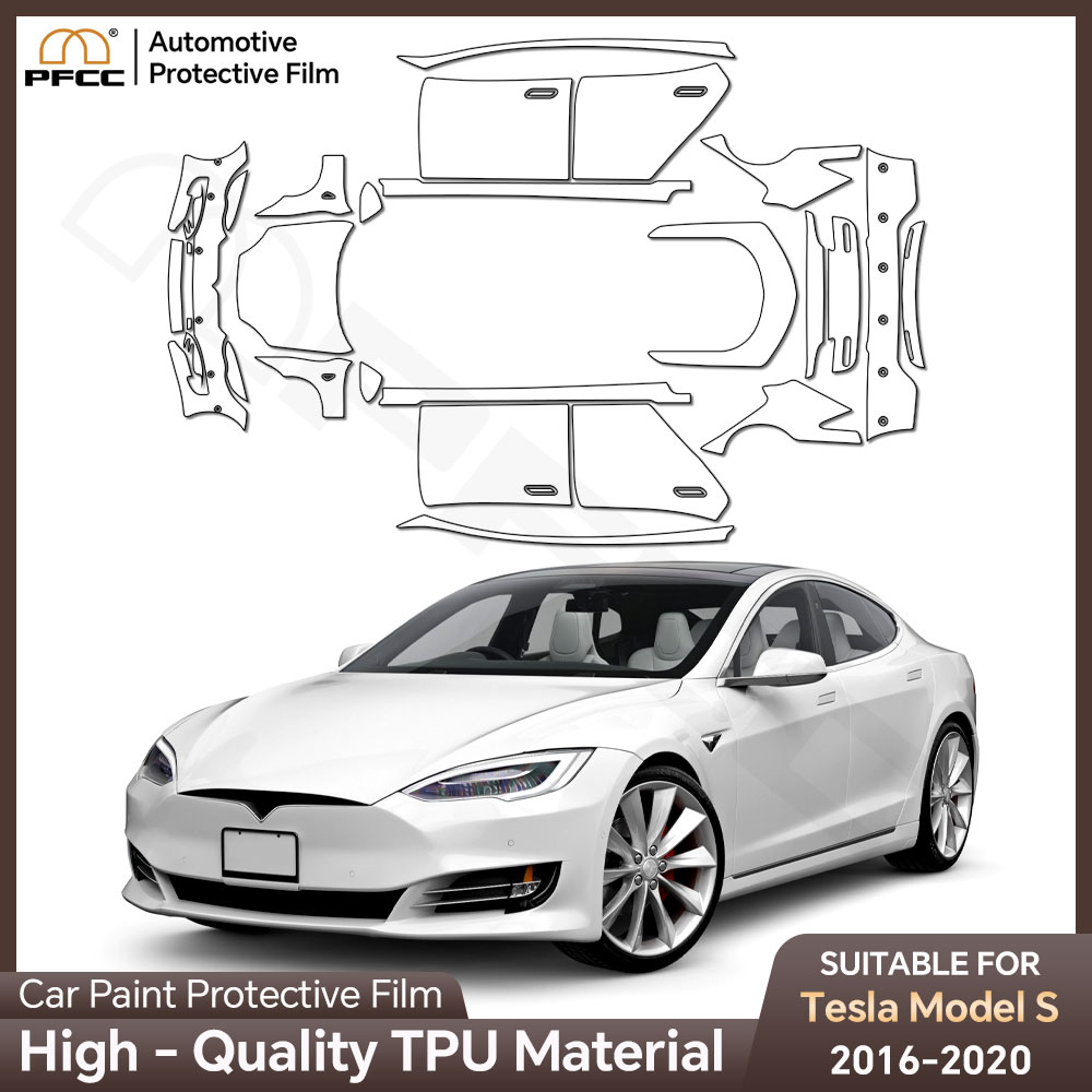 Logo Model Kit - Film Pelindung Pre-cut untuk Tesla Model