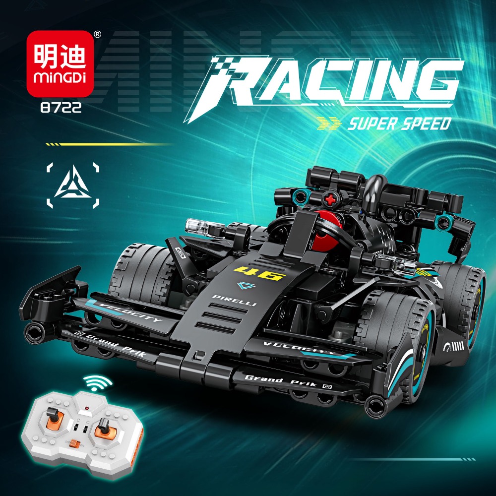 Model Kit F1 - Remote Control Teknis Blok Bangunan Mobil