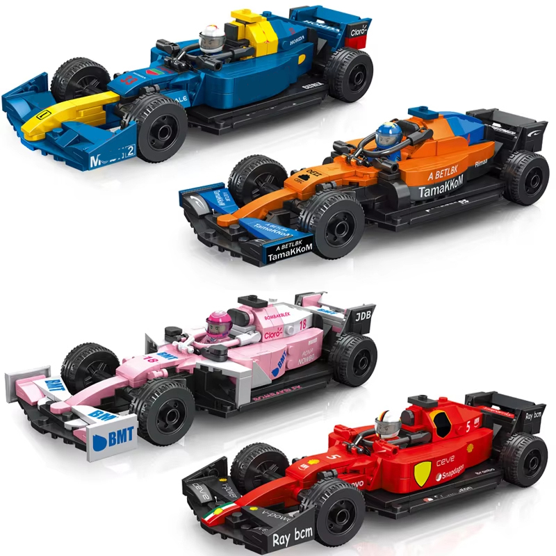 Model Kit F1 - Set Kendaraan Balap Kecepatan 2025 Speed