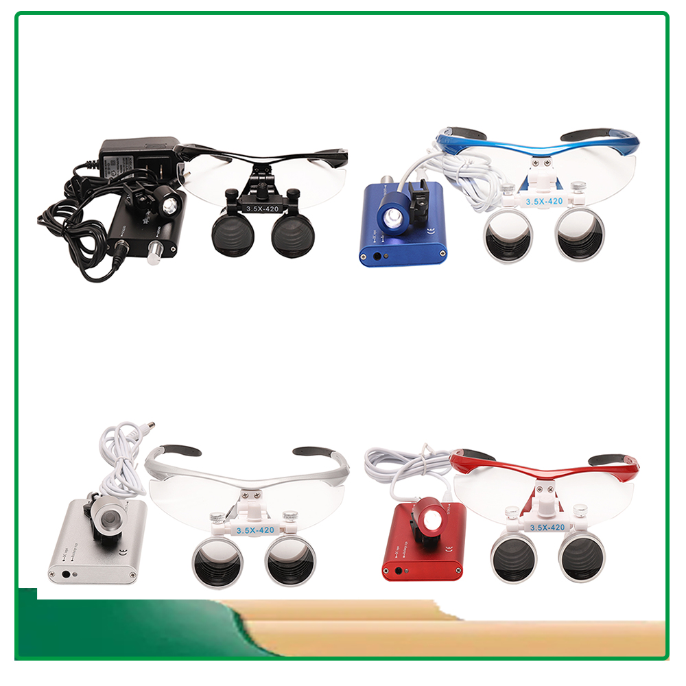 Magnifier With Light - Kaca Pembesar 3,5X dengan Lampu Depan