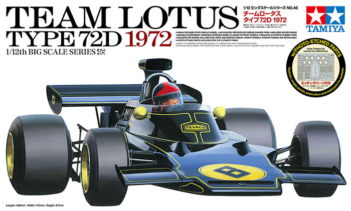 Model Kit F1 - 12046 skala 1/12 model rakitan statis