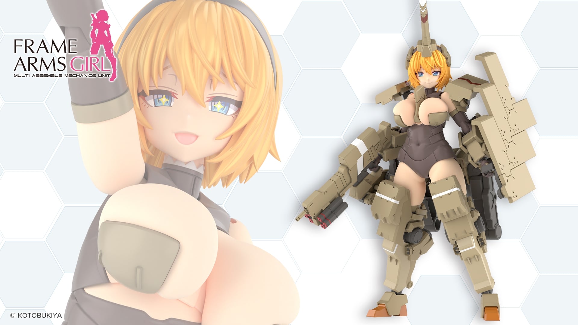 Kotobukiya Frame Arms Girl Kag - Model Kit Waifu ulasan dan harga