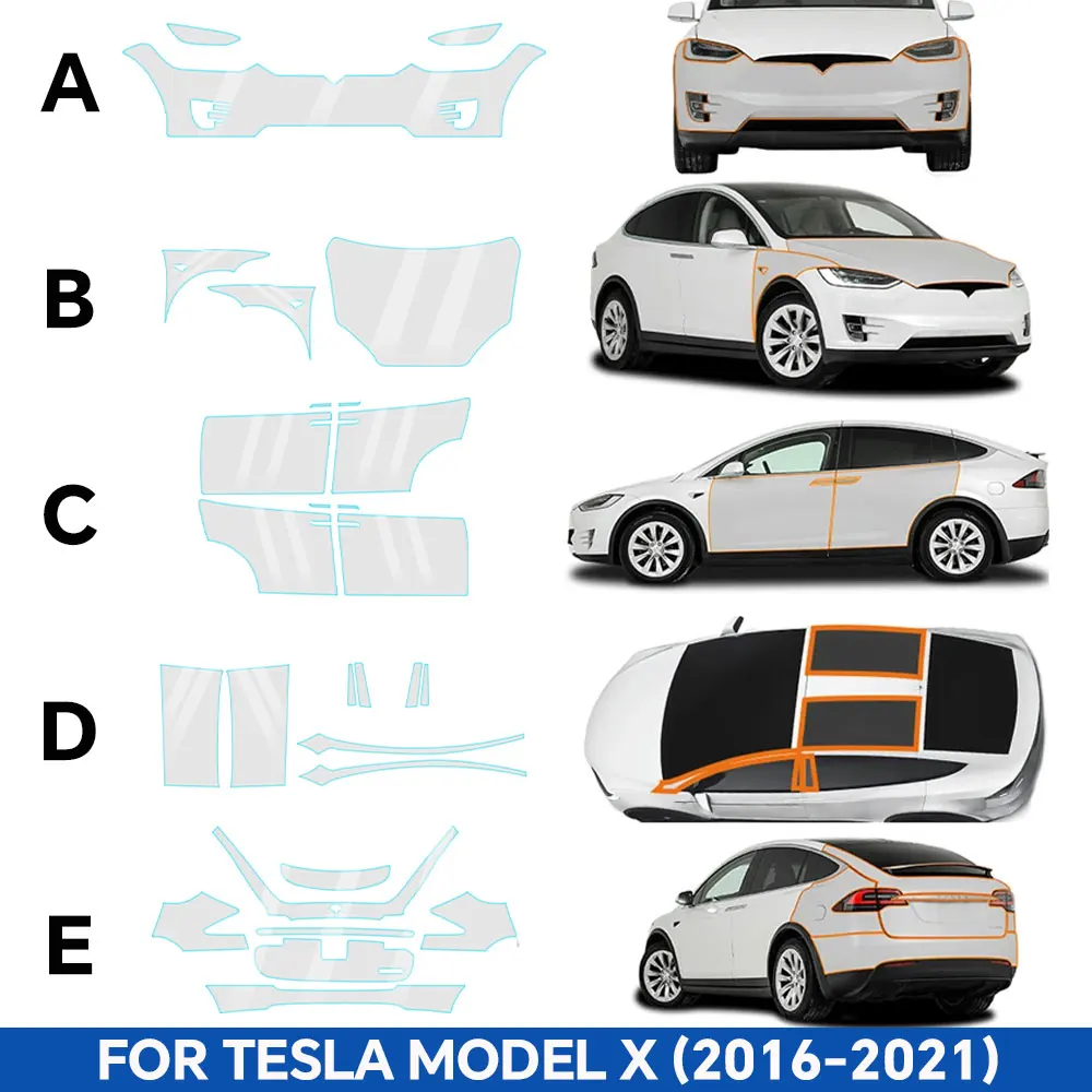 TPU Untuk Tesla Model X 2016-2 - Logo Model Kit ulasan dan harga