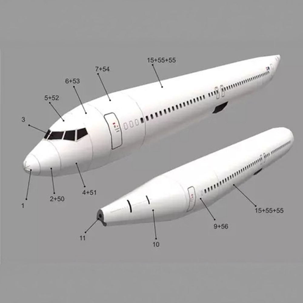 1:100 Pesawat Indonesia Airlin - Model Kit Indonesia ulasan dan harga