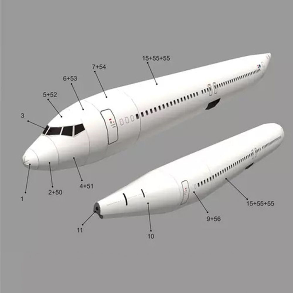 1:100 Pesawat Indonesia Airlin - Model Kit Indonesia ulasan dan harga