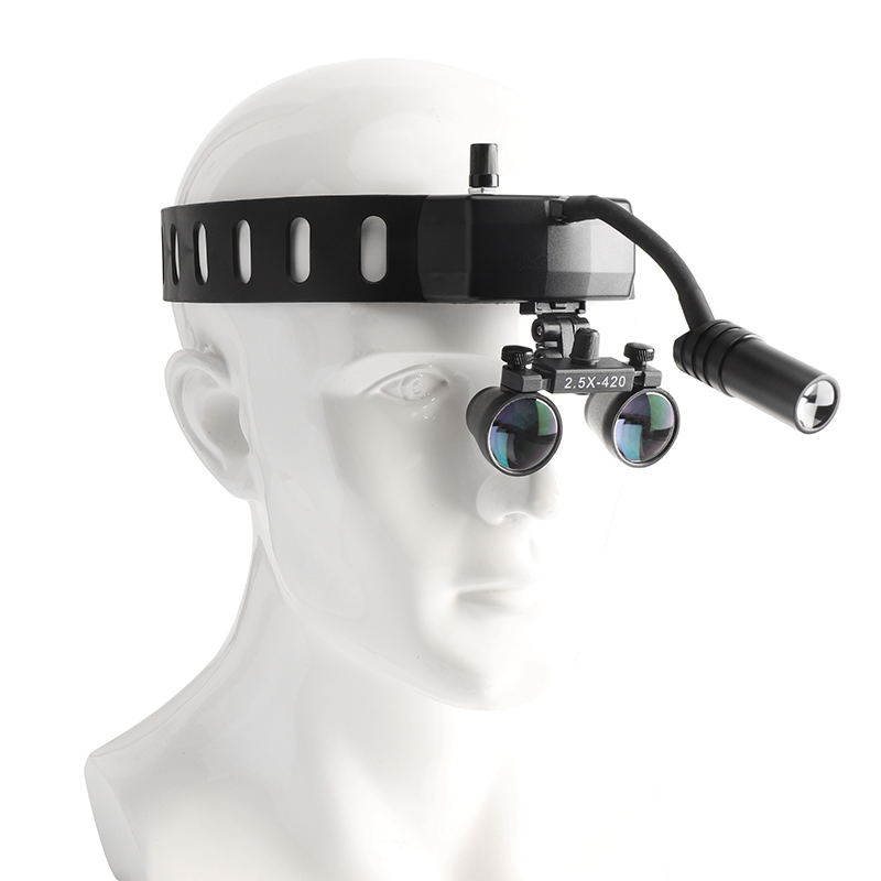 Kacamata Loupe Tipe 5W Lampu L - Magnifier With Light ulasan dan harga