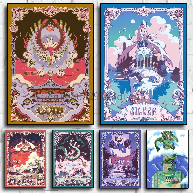 Pokemon Poster kartun Retro to - Model Kit Lugia ulasan dan harga
