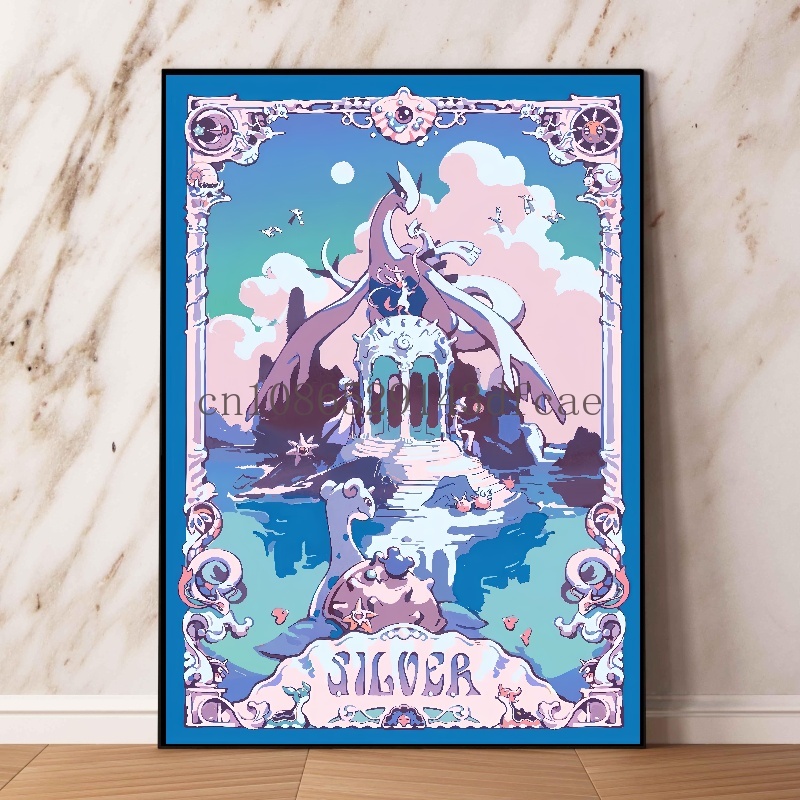 Pokemon Poster kartun Retro to - Model Kit Lugia ulasan dan harga