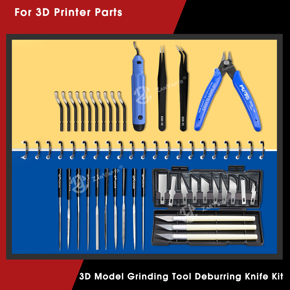 Kit pisau ukir Deburring 3D, a - Model Kit Cutter ulasan dan harga
