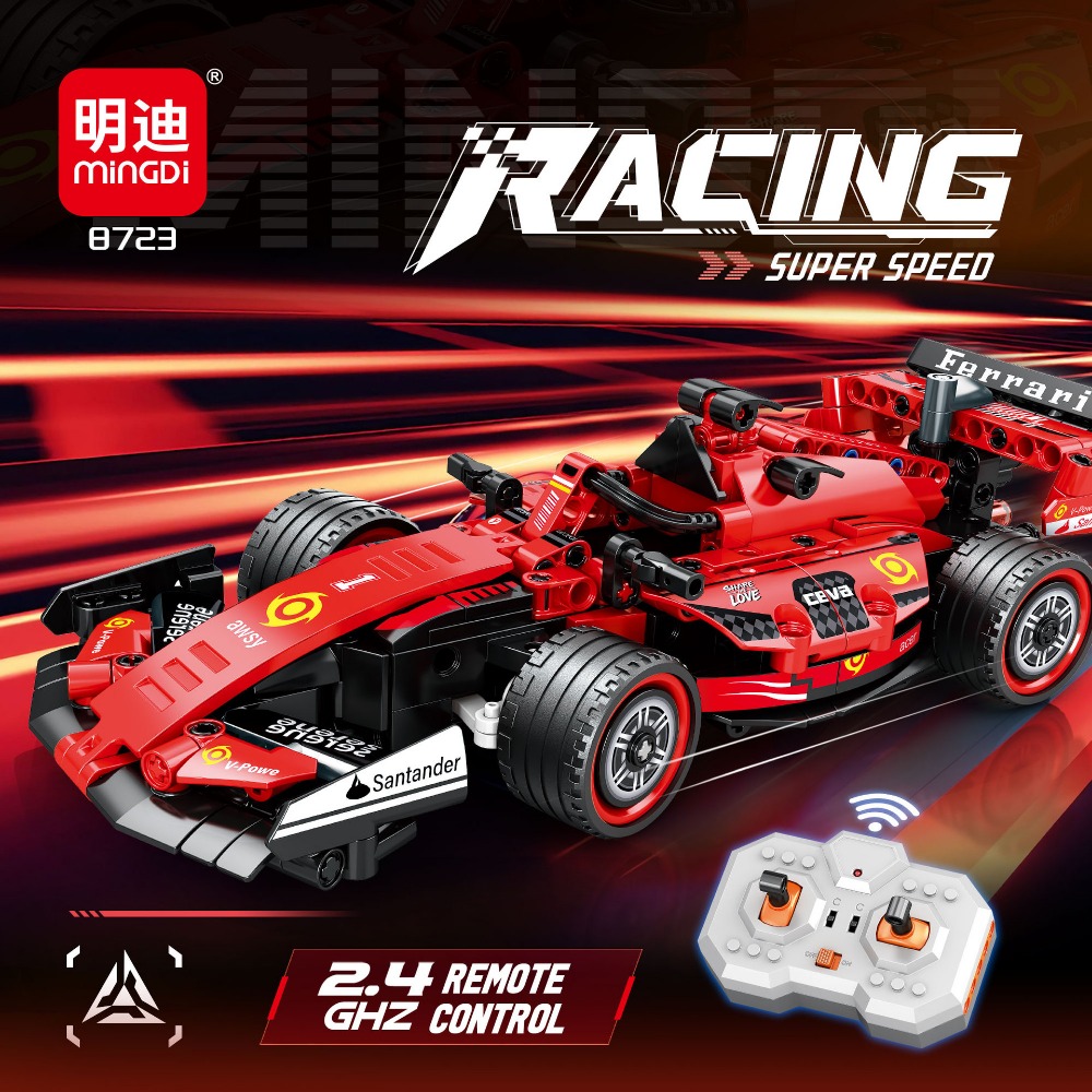 Remote Control Teknis Blok Ban - Model Kit F1 ulasan dan harga