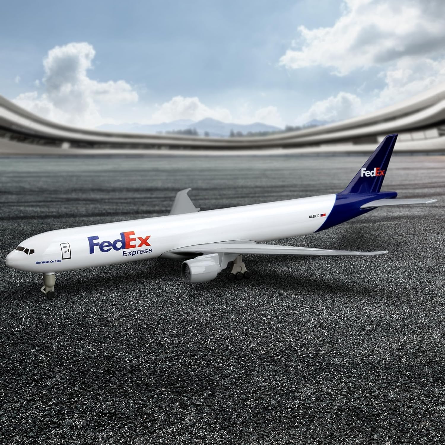 Model Pesawat Terbang Fedex B7 - Model Kit Planes ulasan dan harga