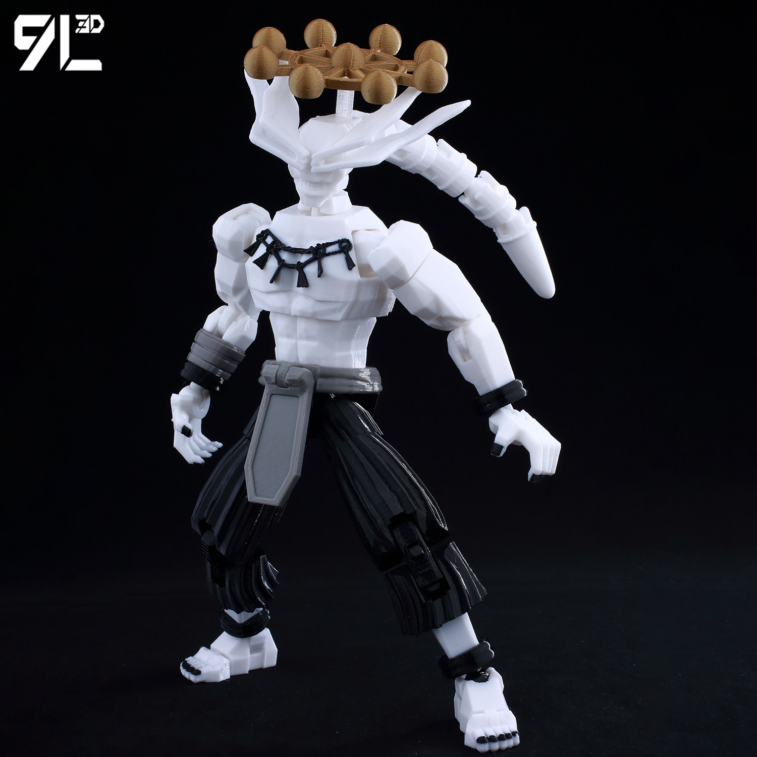​ 9L3D Lucky13 Gojo Sukuna Juj - Model Kit Jujutsu Kaisen ulasan dan harga