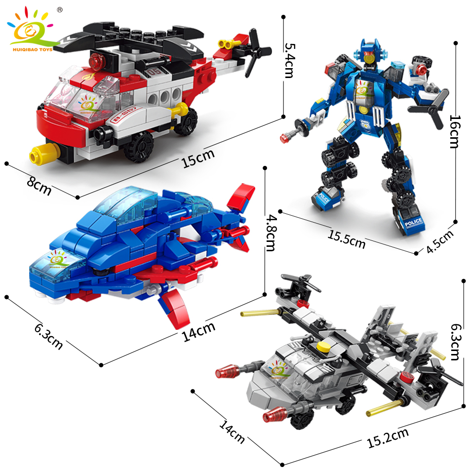 HUIQIBAO mainan mobil polisi 6 - Model Kit Zhao Yun ulasan dan harga