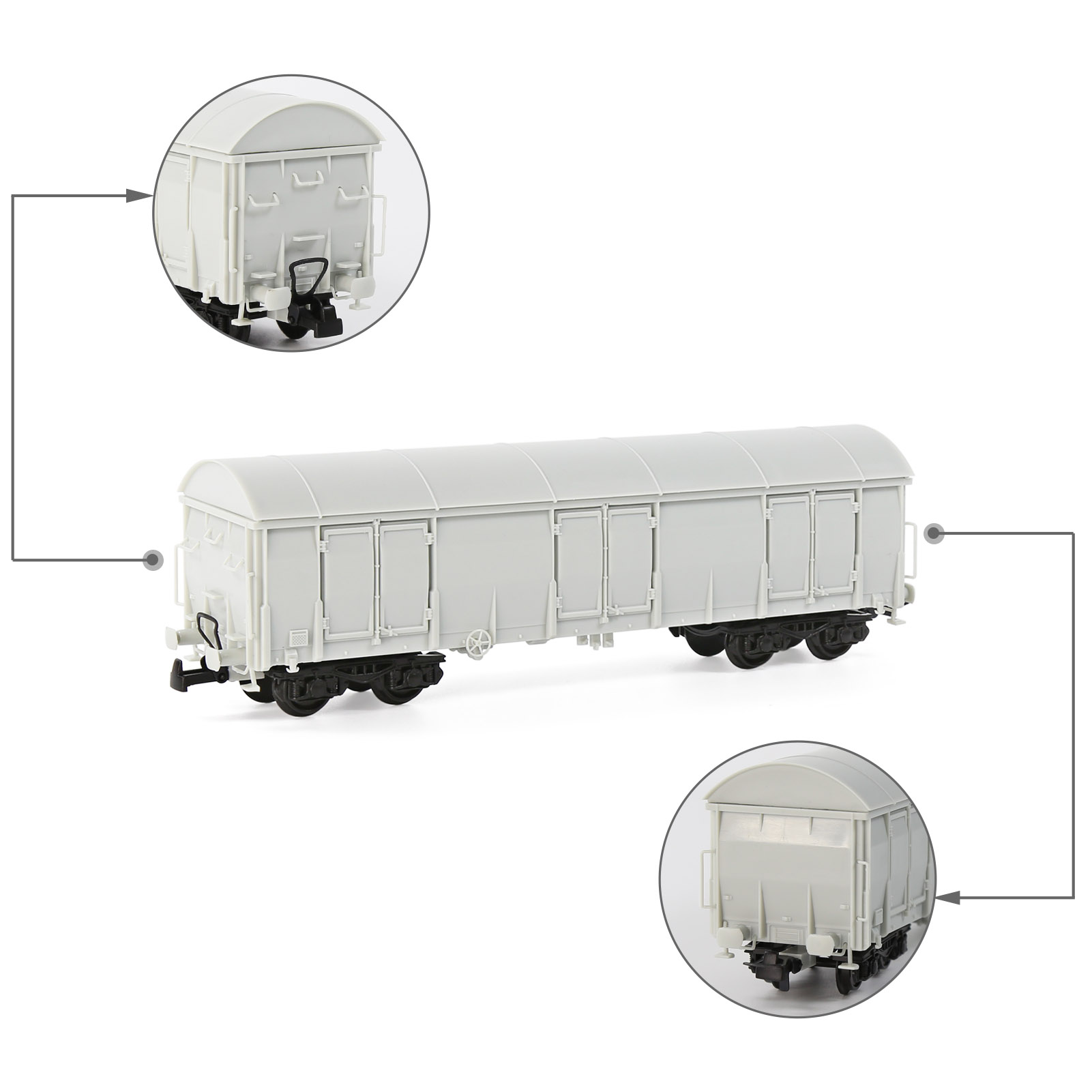 Evemodel Skala HO 1:87 Gerbong - Model Kit Lugia ulasan dan harga