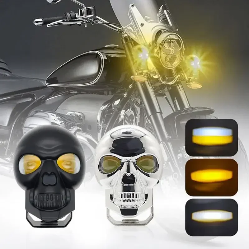 Lampu kabut tengkorak motor, l - Magnifier With Light ulasan dan harga