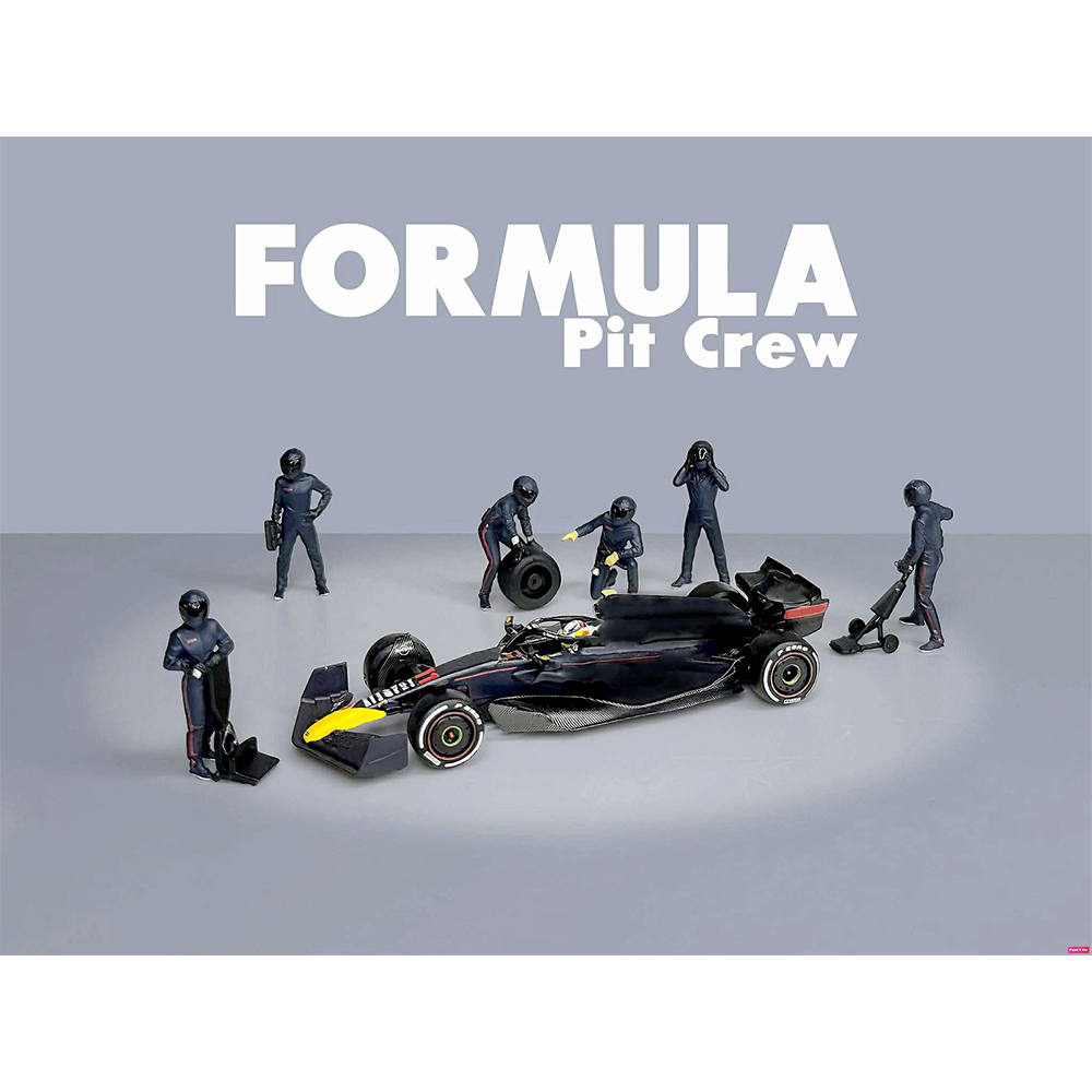 American Diorama 1/64 Pit Crew - Model Kit F1 ulasan dan harga