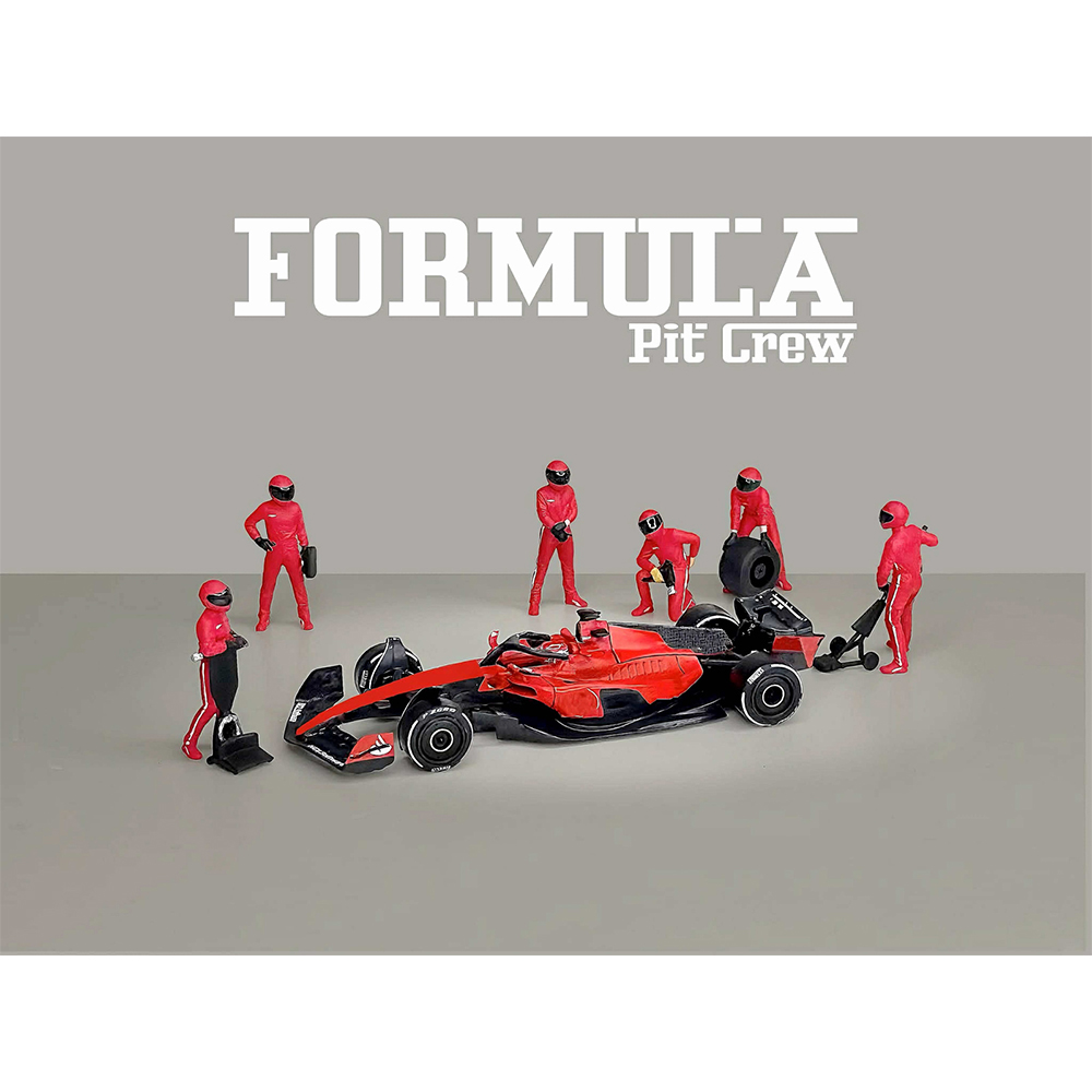 American Diorama 1/64 Pit Crew - Model Kit F1 ulasan dan harga
