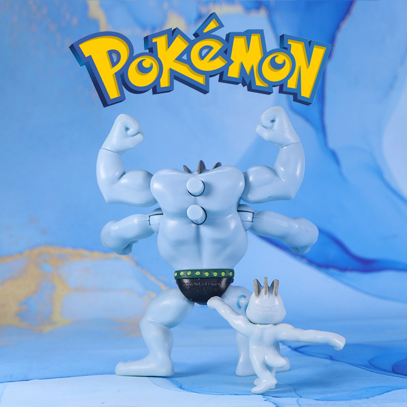 Figur Resmi WCT Machop & Macha - Model Kit Lugia ulasan dan harga